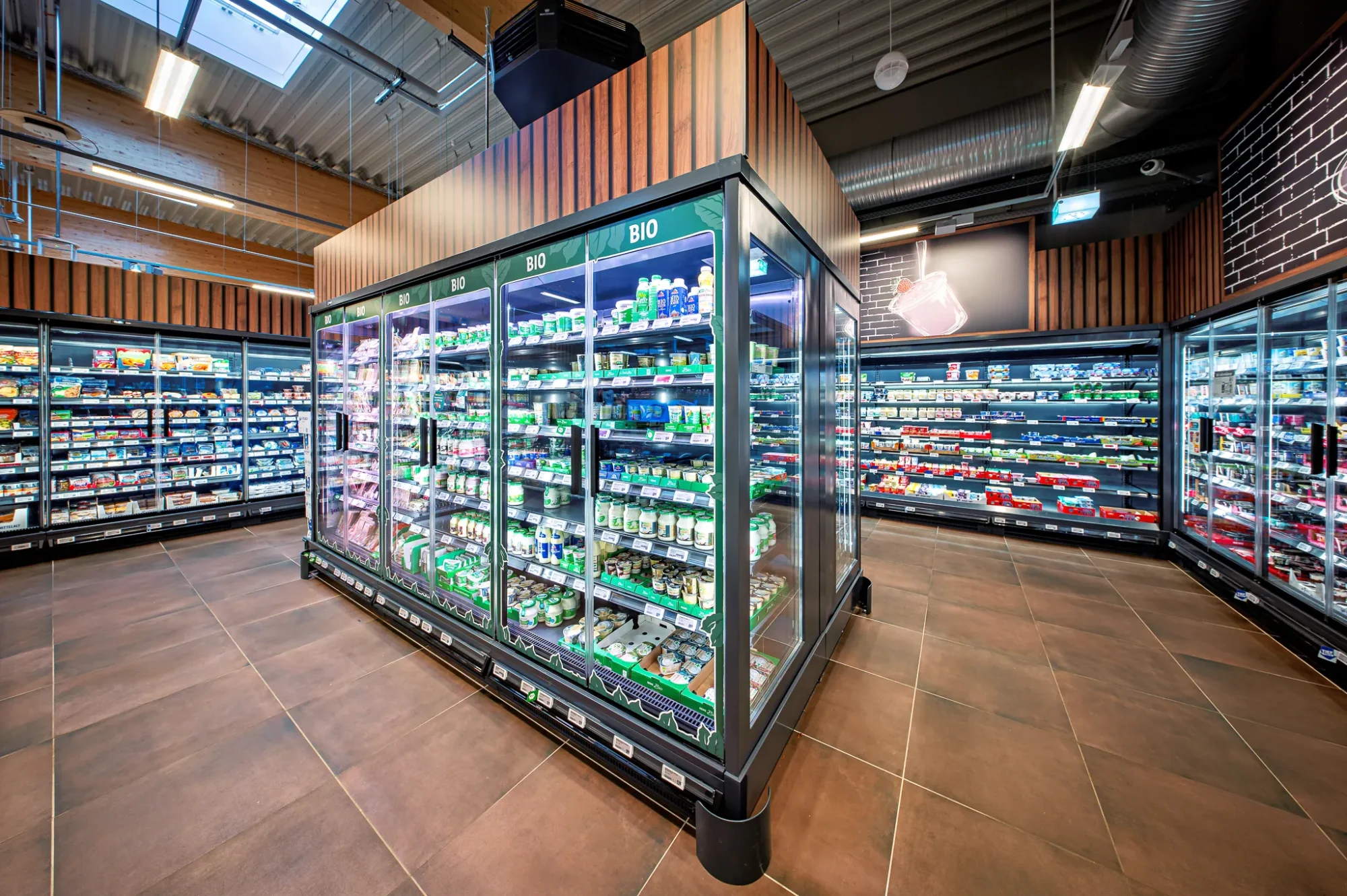 Modern kylning, frysning och uppvärmning i kombination