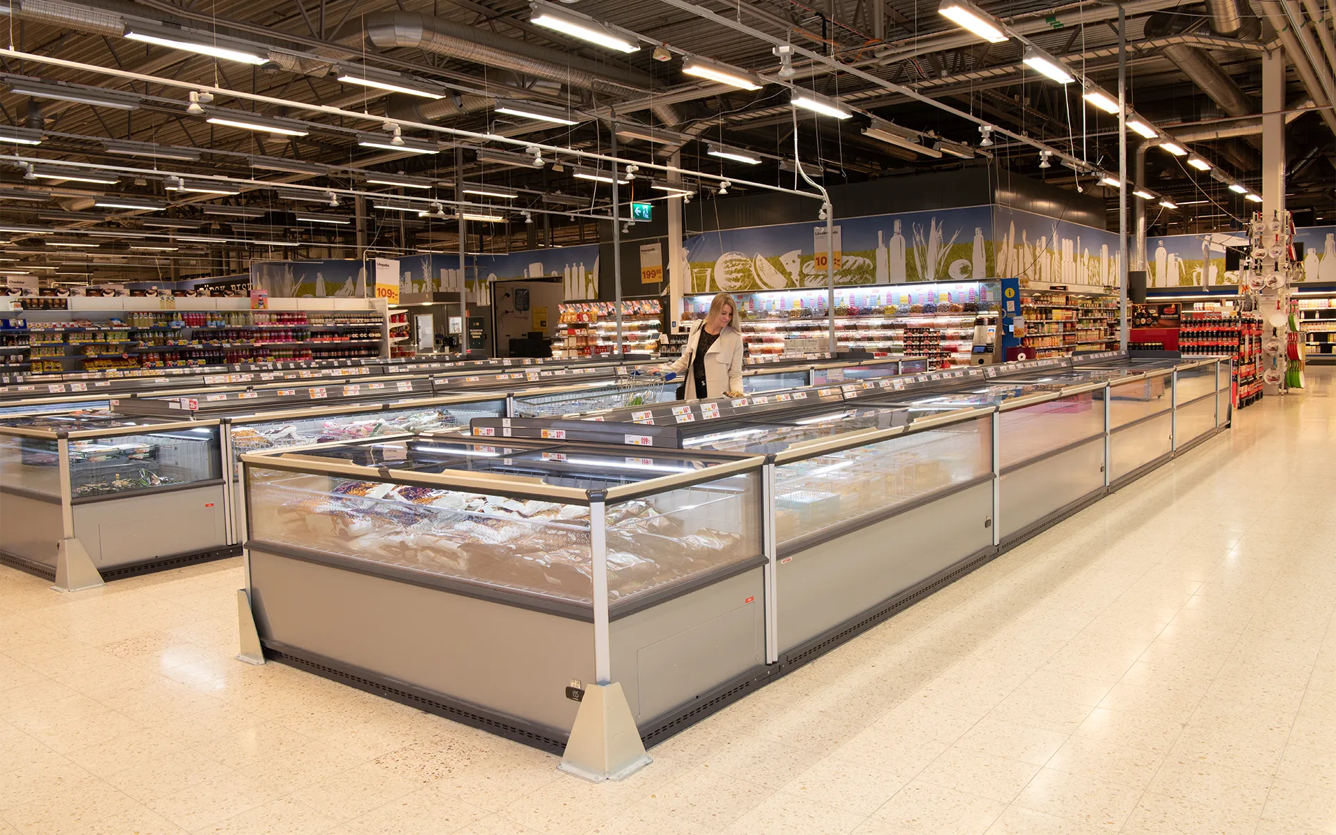 Plug In frysöar på City Gross i Sverige